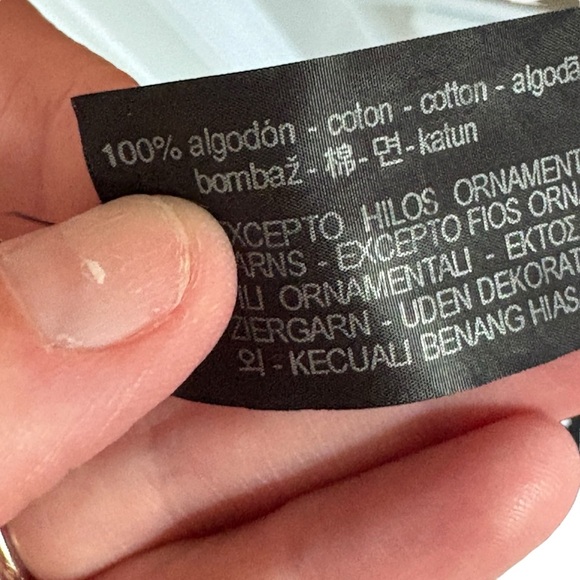 Zara Knit Womens Orange Embroidered Mini Dress Size Large 100% Cotton - Picture 7 of 8